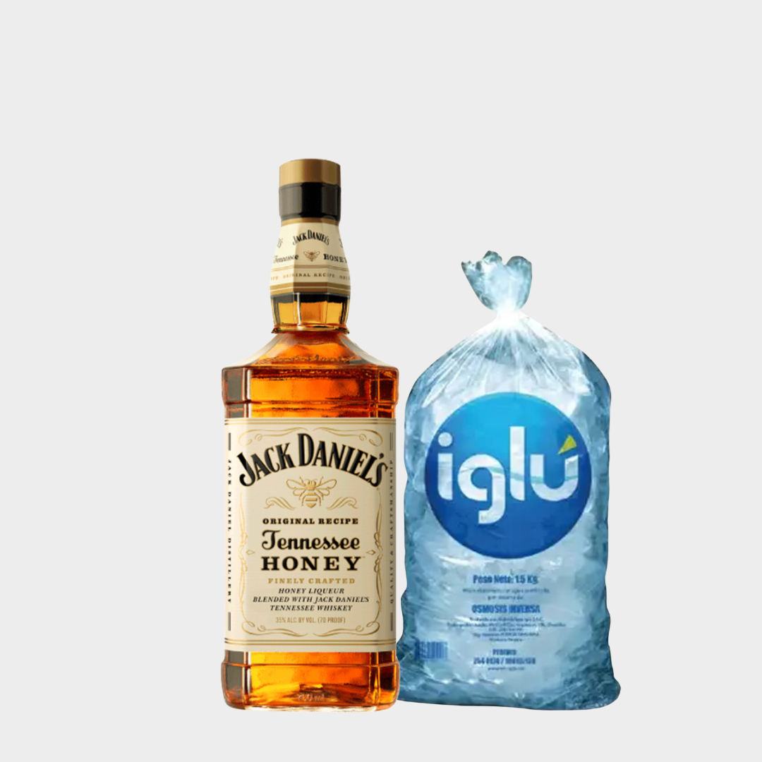 ABUELO 12 AÑOS (12) PACK(D) JACK DANIEL'S HONEY+HIELO1.5KG - Imagen 1