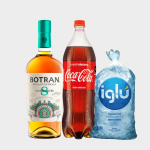 PACK(D) BOTRAN 8 +COCA COLA 1.5LT+HIELO 1.5KG