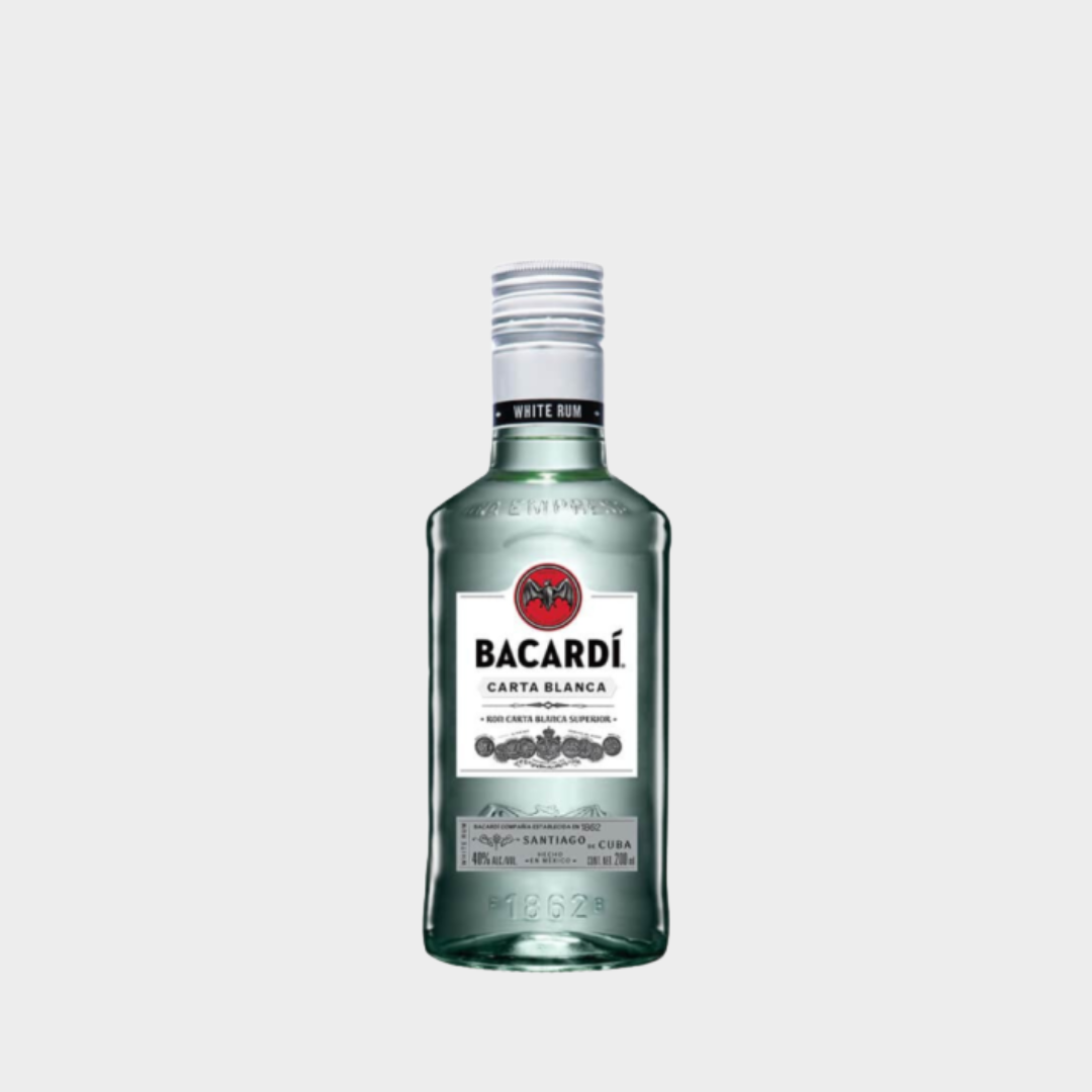 BACARDI 200ML BACARDI CARTA BLANCA - 200ML - Imagen 1