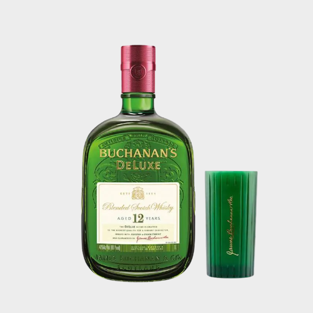 BUCHANANS - 750ML + VASO (2) PACK BUCHANAN'S 12 - 750ML + VASO - Imagen 1